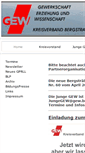 Mobile Screenshot of gew-bergstrasse.de