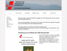 Tablet Screenshot of gew-bergstrasse.de